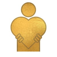 gratitude or compassion icon