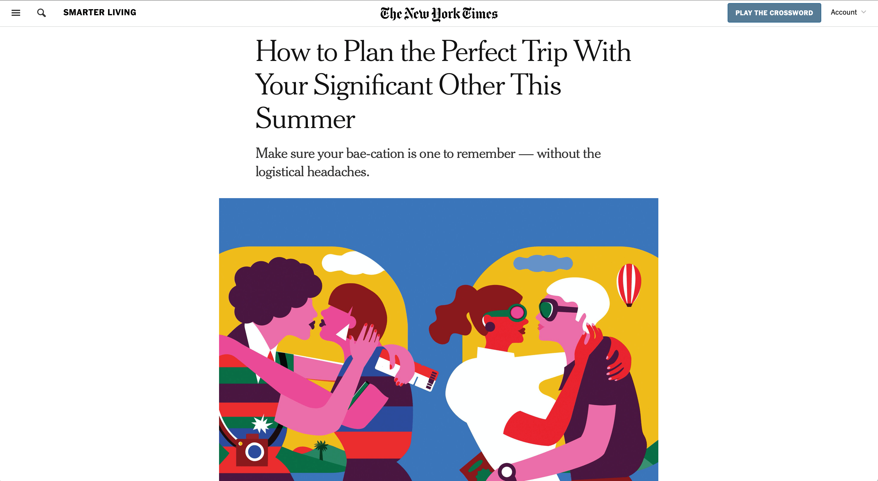 How to Plan the Perfect Trip (NY Times) | LPTG Quote