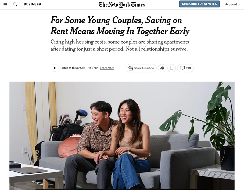 New York Times article featuring Nicolle Osequeda